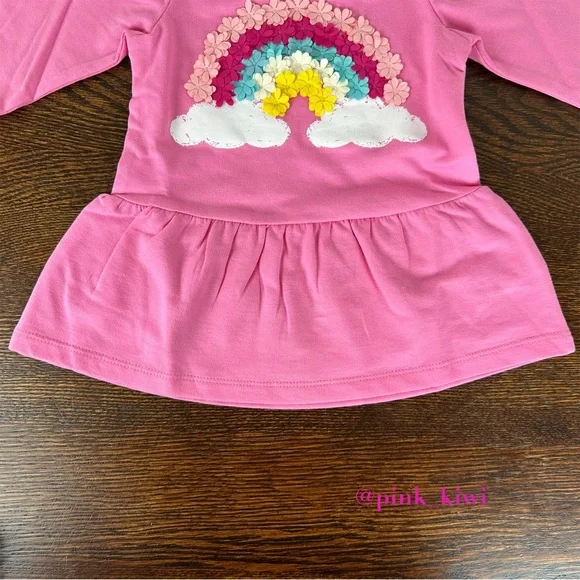 Hatley Baby Girls Rainbow Cloud Flounce Skirt Dress - Picture 5 of 9
